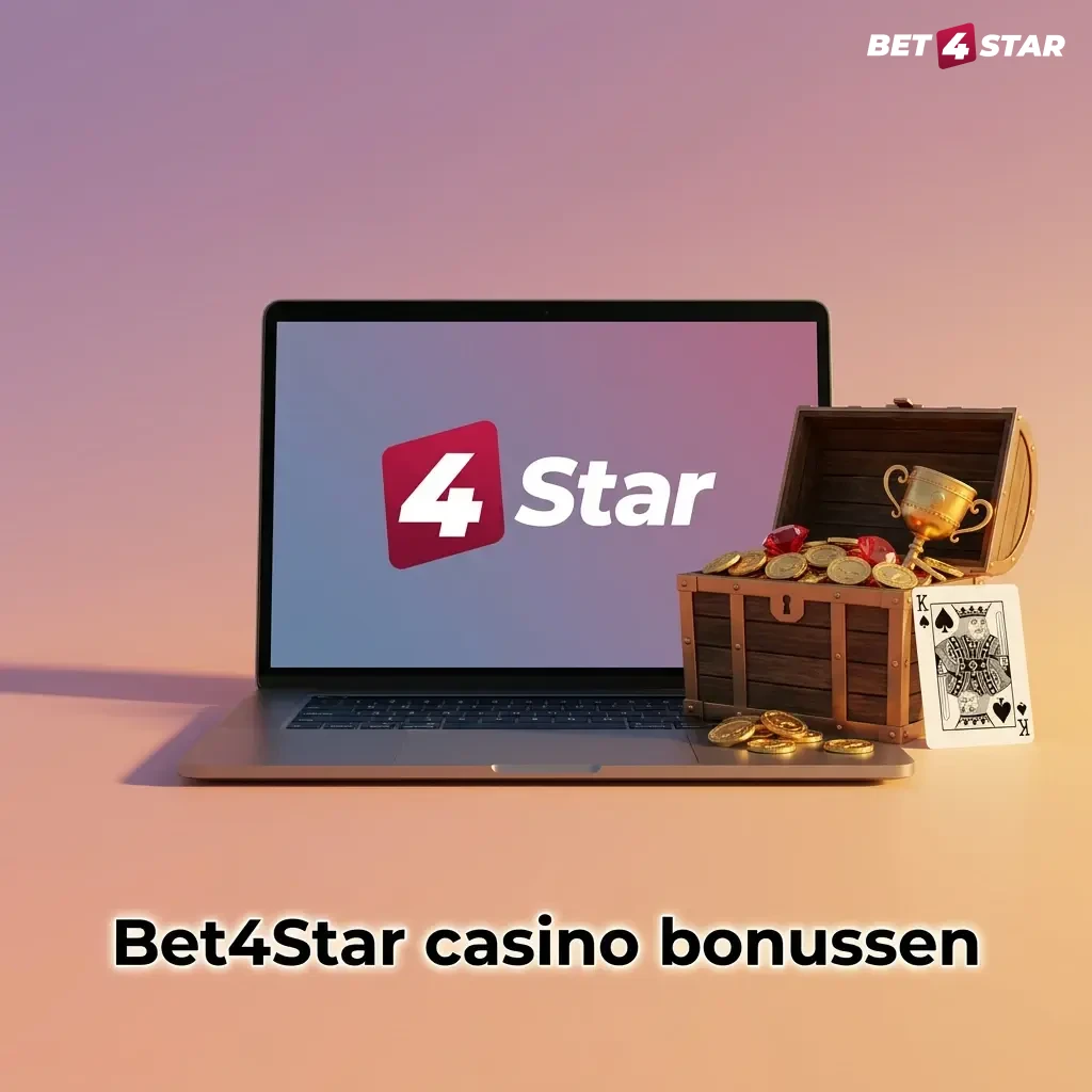 Bet4Star casino bonussen: welkomstpakket, reload, cashback, free spins en toernooien met voorwaarden en activatie.