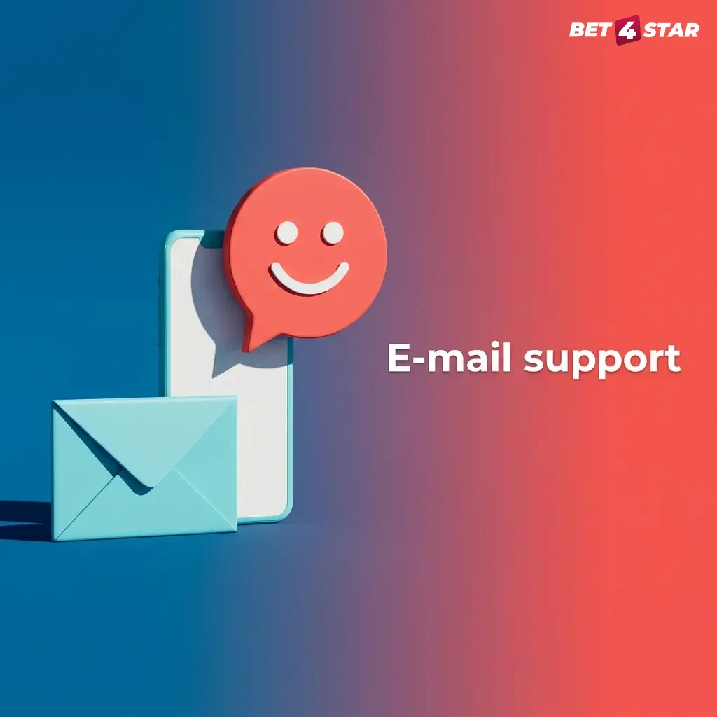 E-mail support: contactadressen en tips; support@, kyc@, payments@bet4star.com, reactietijd 6–24 uur