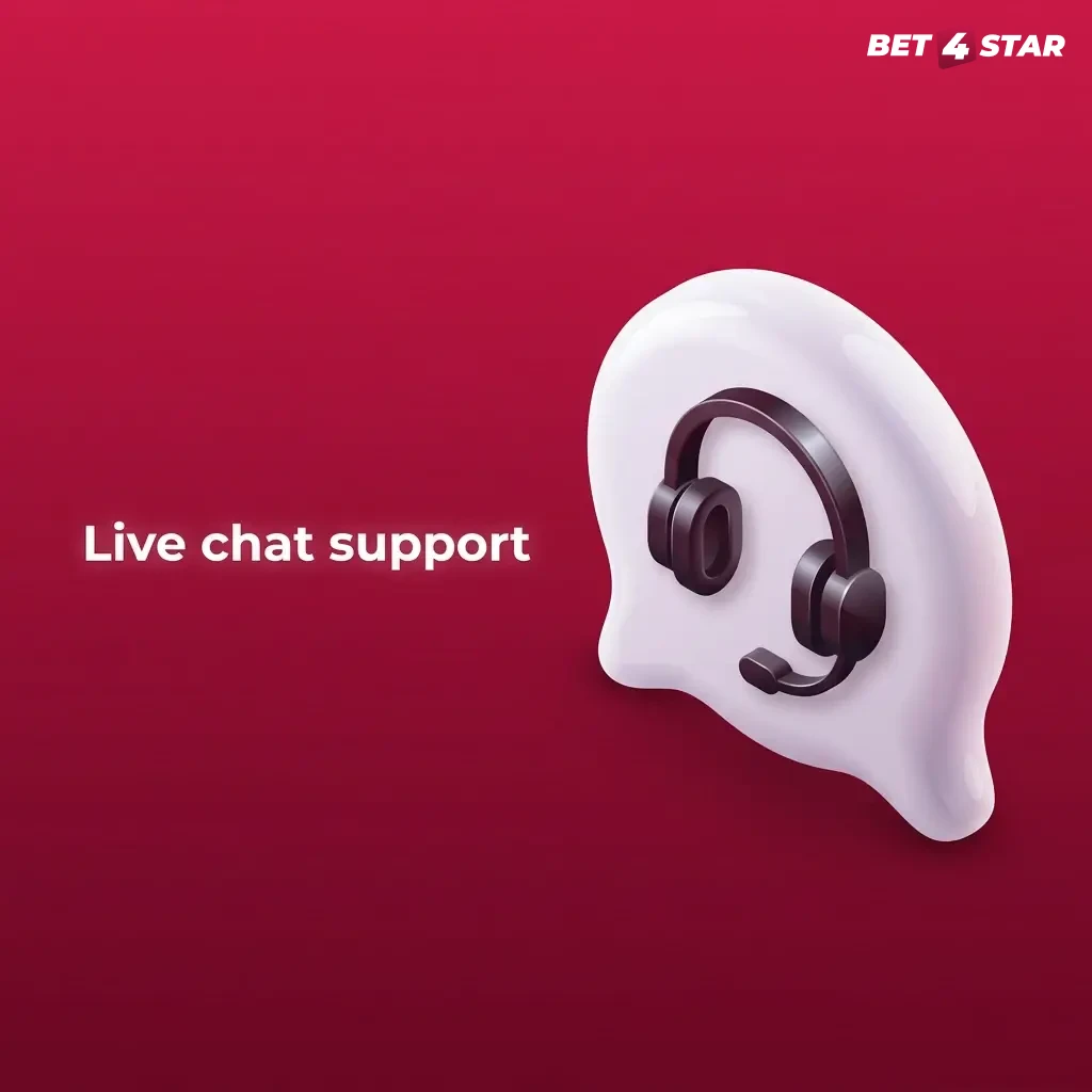 Bet4Star live chat support 24/7 in NL/EN, snelle reactie (1–3 min), voor hulp bij storting, bonus of KYC