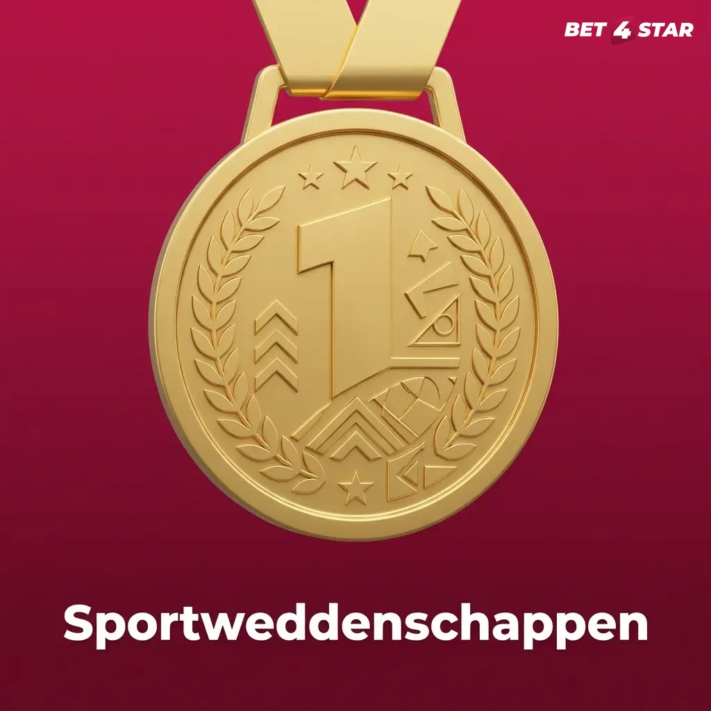 Bet4Star sportweddenschappen met live betting: 30+ sporten zoals voetbal, tennis, F1, basketbal en darts.