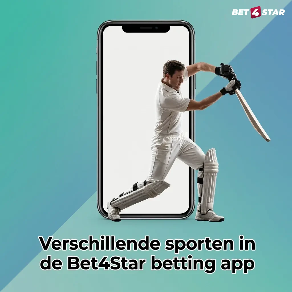Bet4Star betting app met live en pre-match odds, sport- en eSportpagina’s met statistieken en live streams.