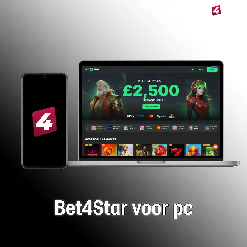 Bet4Star spelen op pc via officiële website zonder desktopclient, met casino, sportsbook, live streams en statistieken